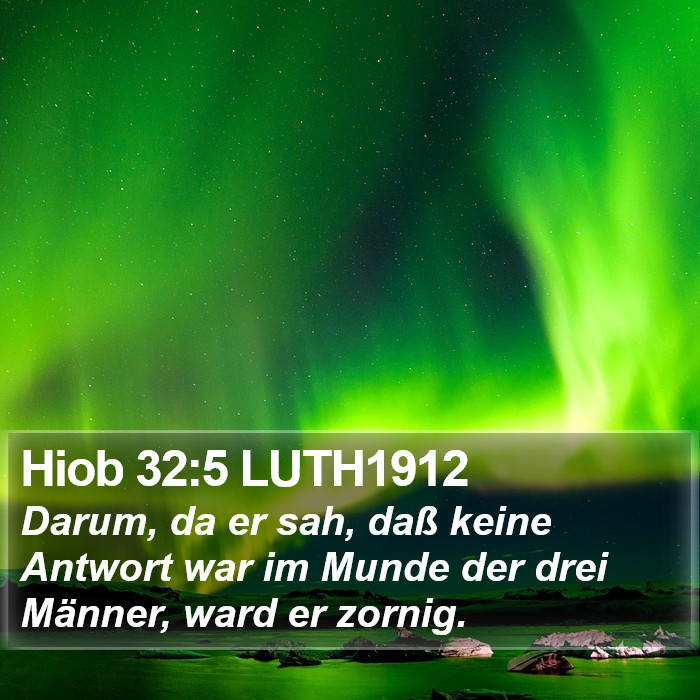 Hiob 32:5 LUTH1912 Bible Study
