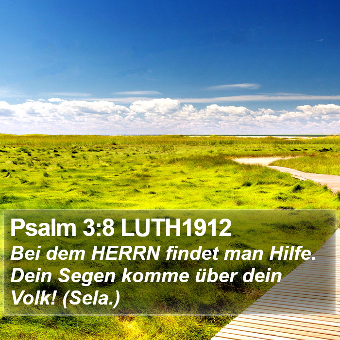 Psalm 3:8 LUTH1912 Bible Study