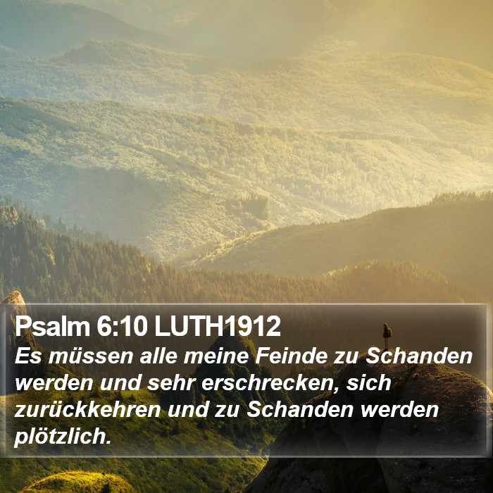 Psalm 6:10 LUTH1912 Bible Study