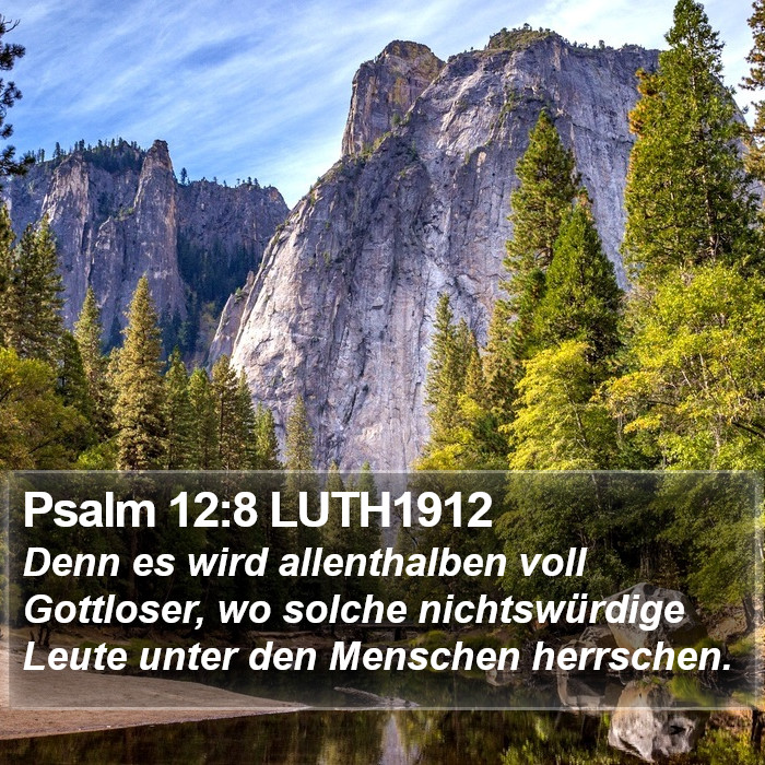 Psalm 12:8 LUTH1912 Bible Study