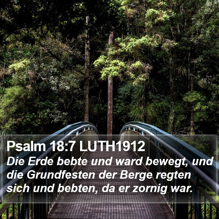 Psalm 18:7 LUTH1912 Bible Study