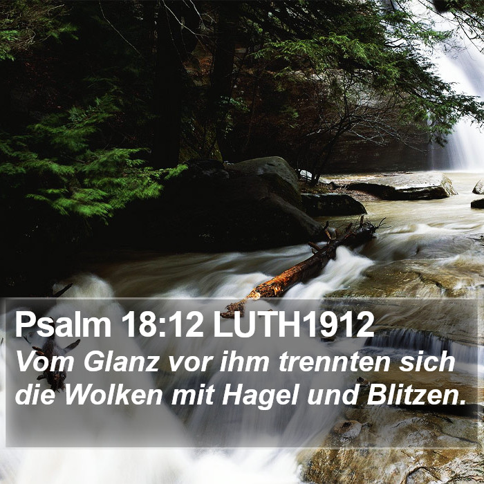 Psalm 18:12 LUTH1912 Bible Study