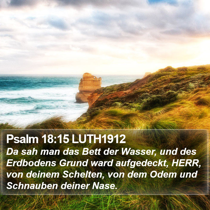 Psalm 18:15 LUTH1912 Bible Study