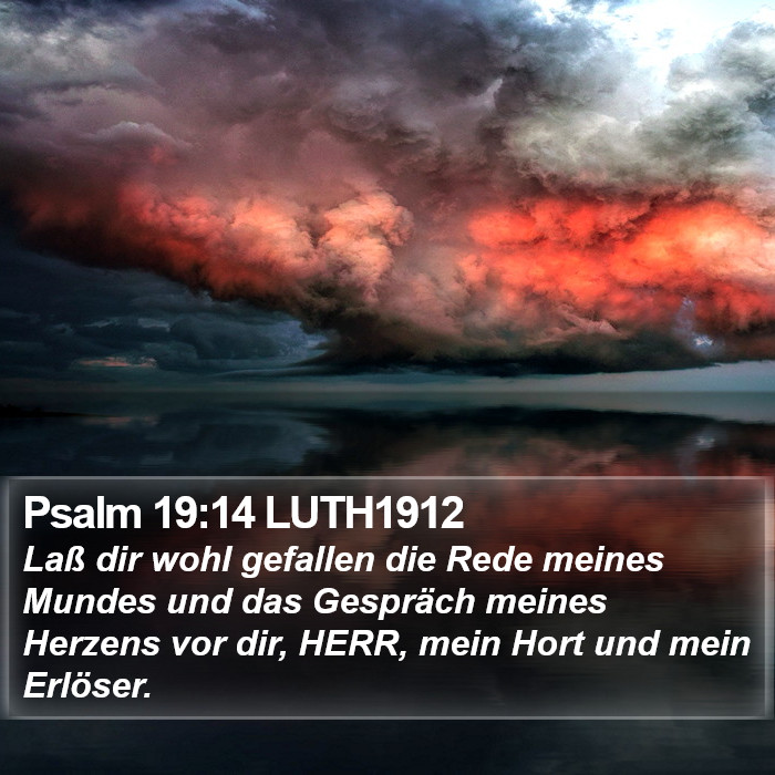 Psalm 19:14 LUTH1912 Bible Study