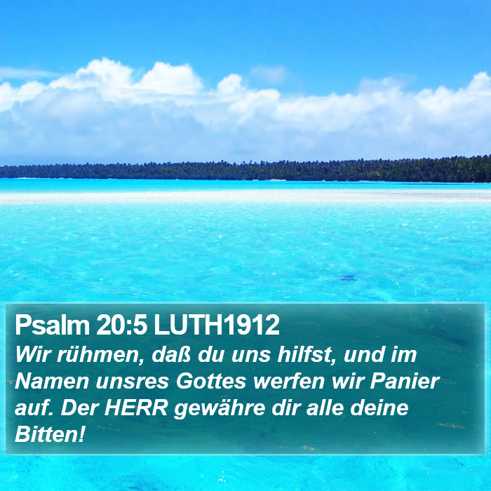 Psalm 20:5 LUTH1912 Bible Study