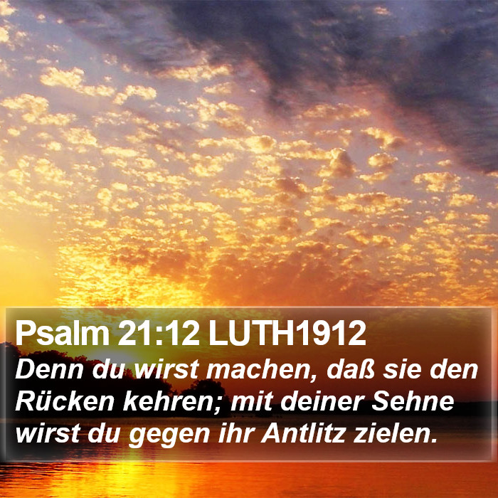 Psalm 21:12 LUTH1912 Bible Study