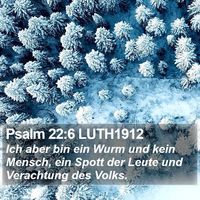 Psalm 22:6 LUTH1912 Bible Study