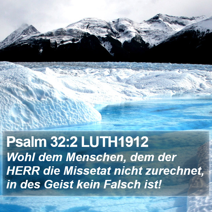 Psalm 32:2 LUTH1912 Bible Study