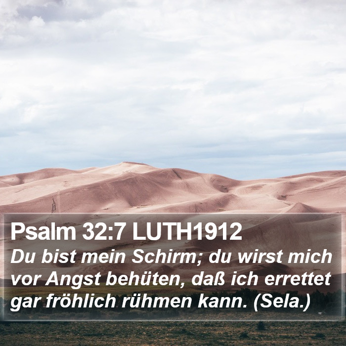 Psalm 32:7 LUTH1912 Bible Study