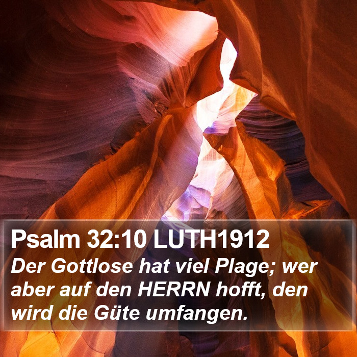 Psalm 32:10 LUTH1912 Bible Study