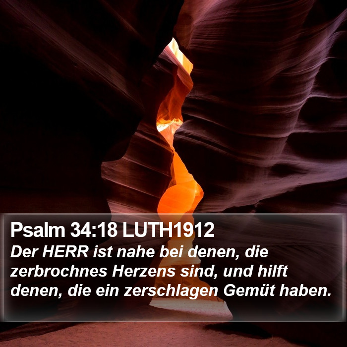 Psalm 34:18 LUTH1912 Bible Study