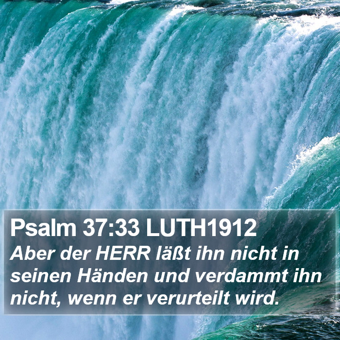 Psalm 37:33 LUTH1912 Bible Study