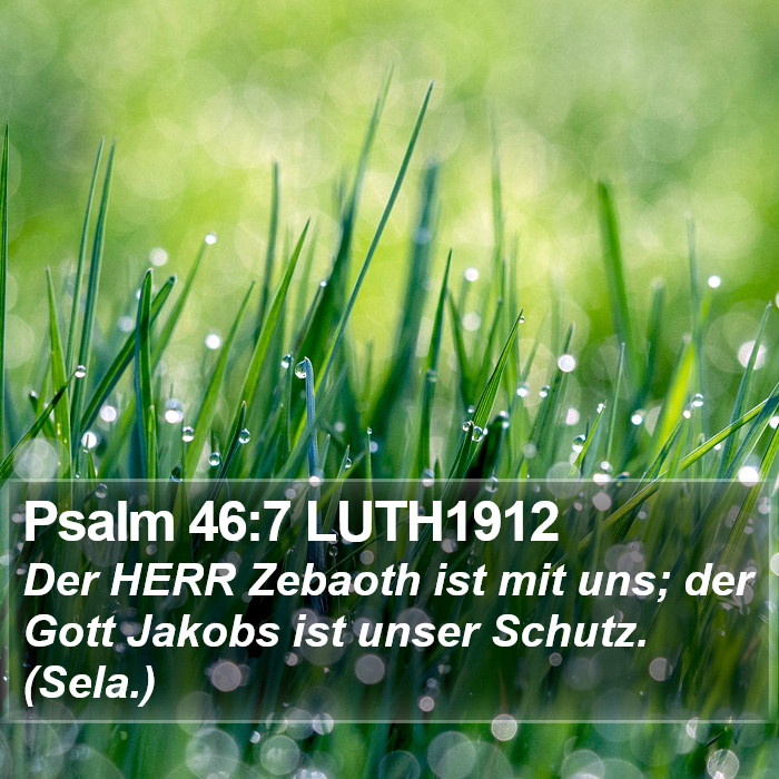Psalm 46:7 LUTH1912 Bible Study