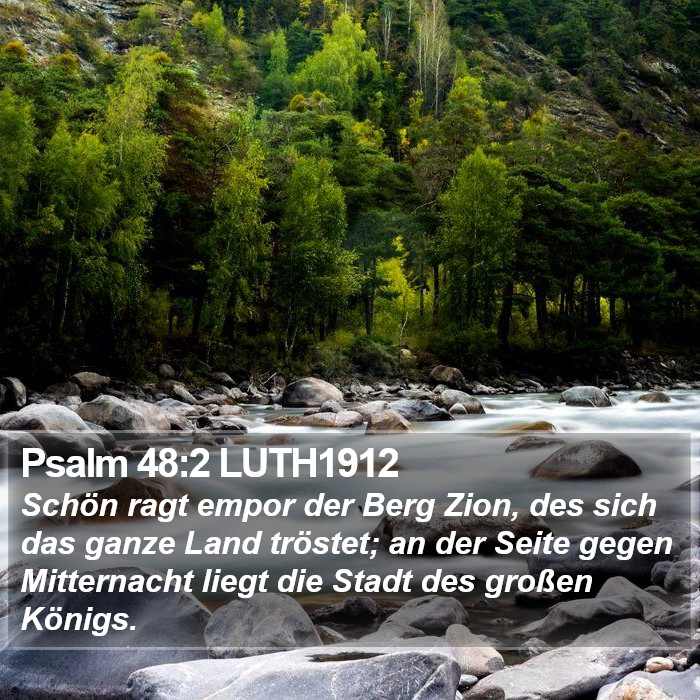 Psalm 48:2 LUTH1912 Bible Study