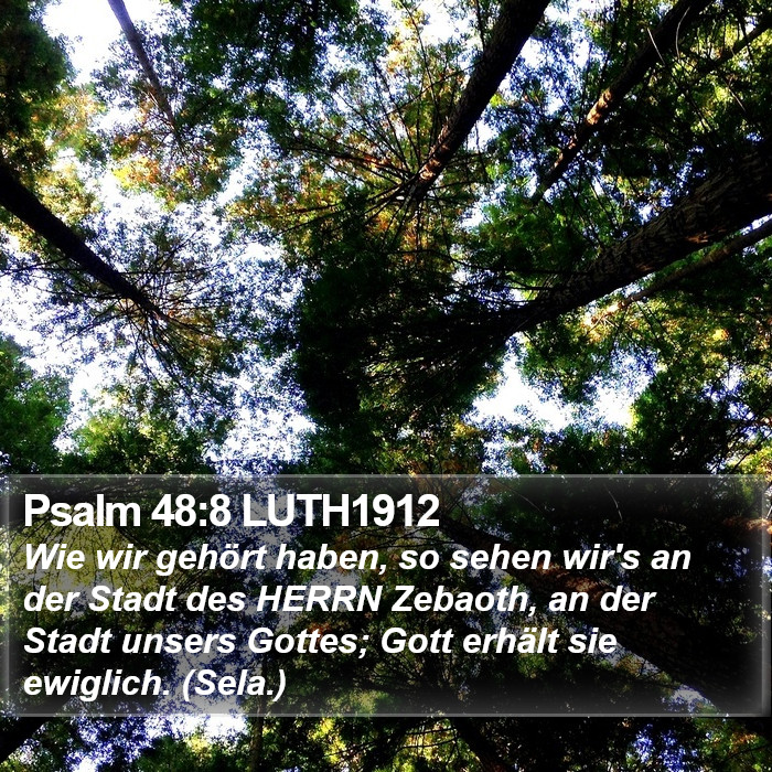 Psalm 48:8 LUTH1912 Bible Study
