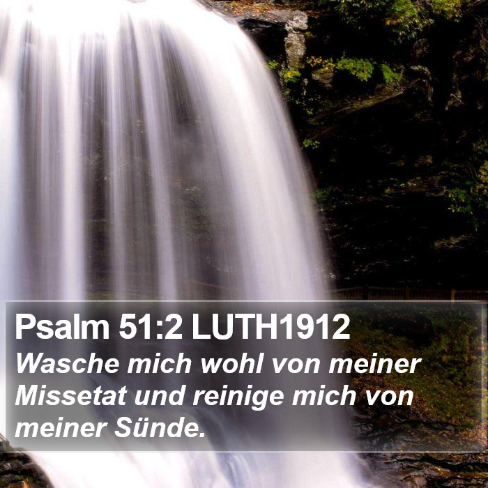 Psalm 51:2 LUTH1912 Bible Study