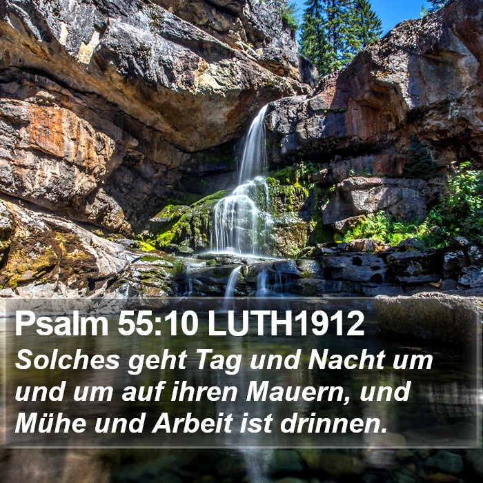 Psalm 55:10 LUTH1912 Bible Study