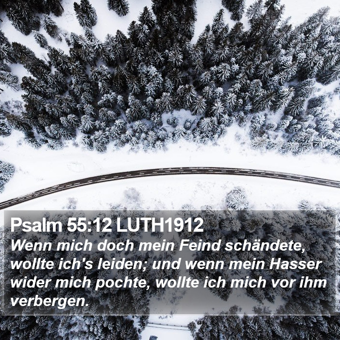 Psalm 55:12 LUTH1912 Bible Study