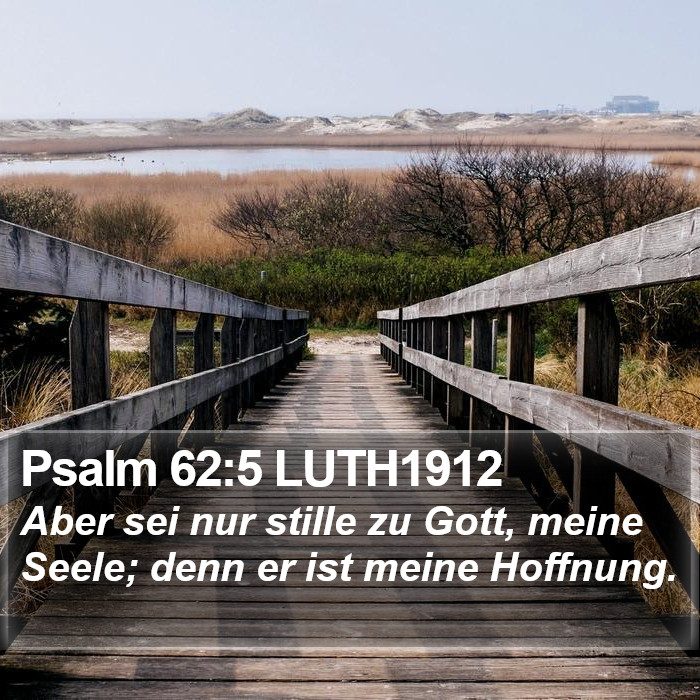 Psalm 62:5 LUTH1912 Bible Study