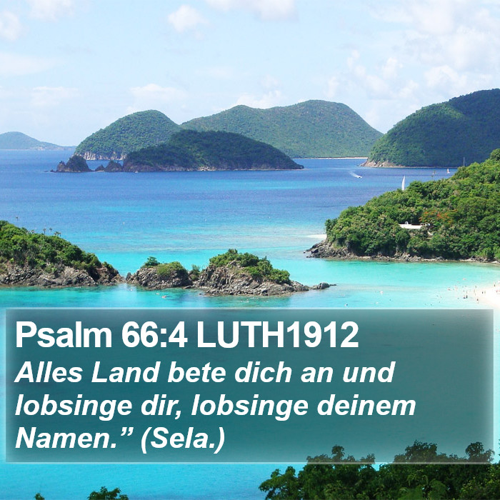 Psalm 66:4 LUTH1912 Bible Study
