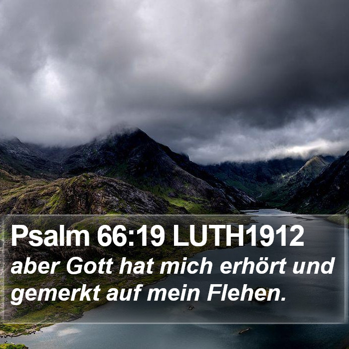 Psalm 66:19 LUTH1912 Bible Study