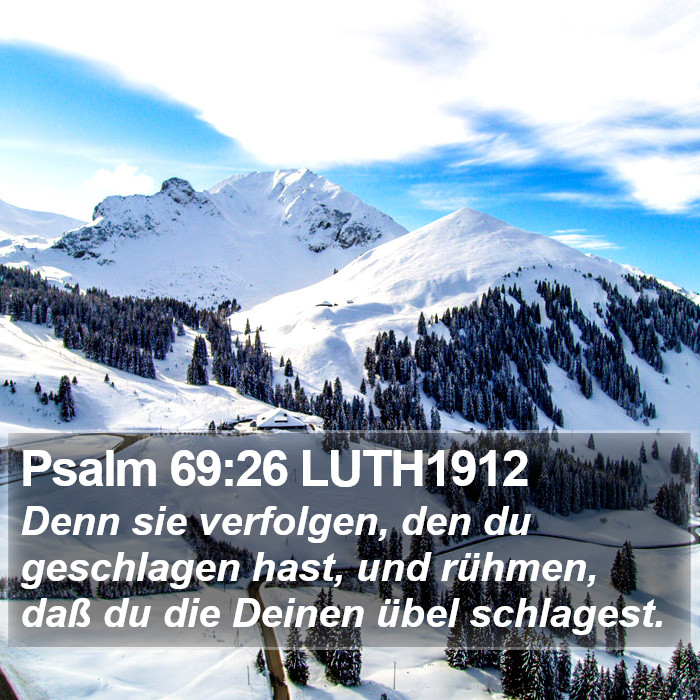 Psalm 69:26 LUTH1912 Bible Study