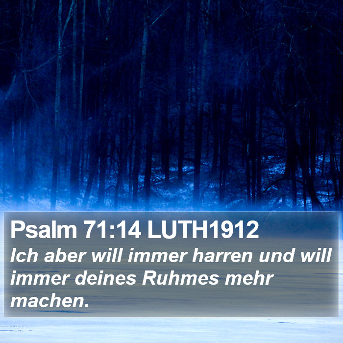 Psalm 71:14 LUTH1912 Bible Study
