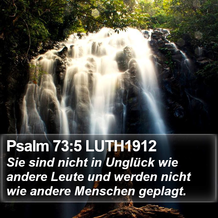 Psalm 73:5 LUTH1912 Bible Study