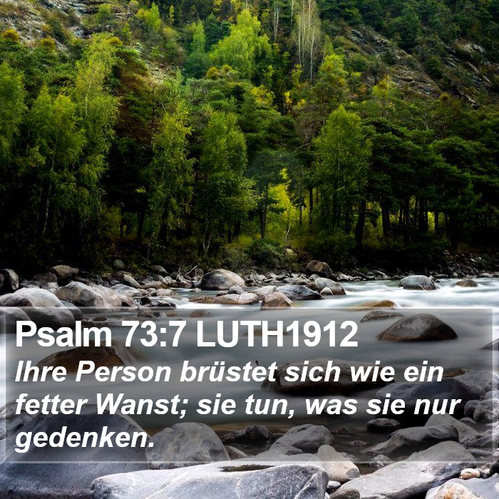 Psalm 73:7 LUTH1912 Bible Study