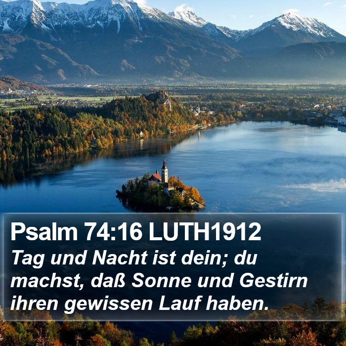 Psalm 74:16 LUTH1912 Bible Study