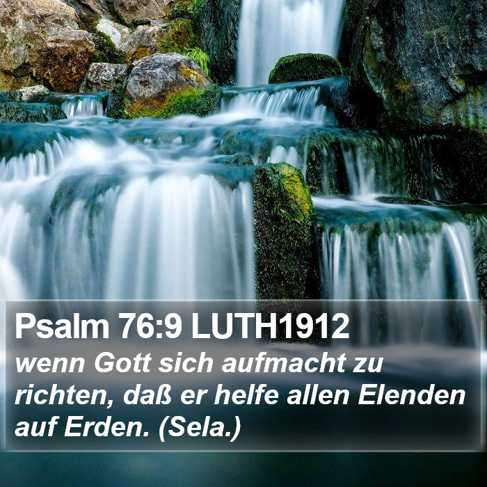 Psalm 76:9 LUTH1912 Bible Study