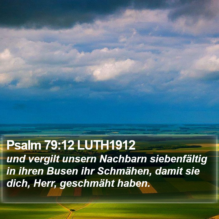 Psalm 79:12 LUTH1912 Bible Study