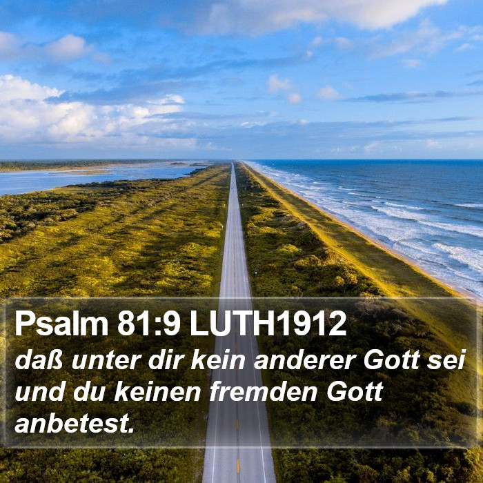 Psalm 81:9 LUTH1912 Bible Study