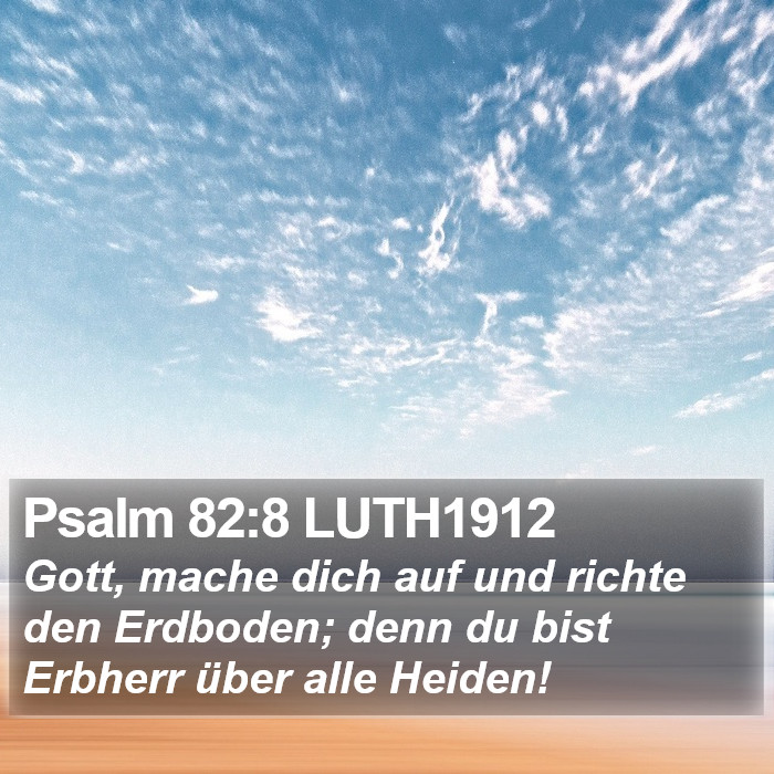 Psalm 82:8 LUTH1912 Bible Study