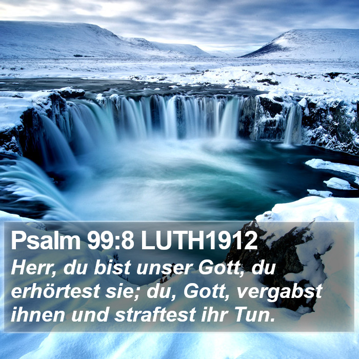 Psalm 99:8 LUTH1912 Bible Study