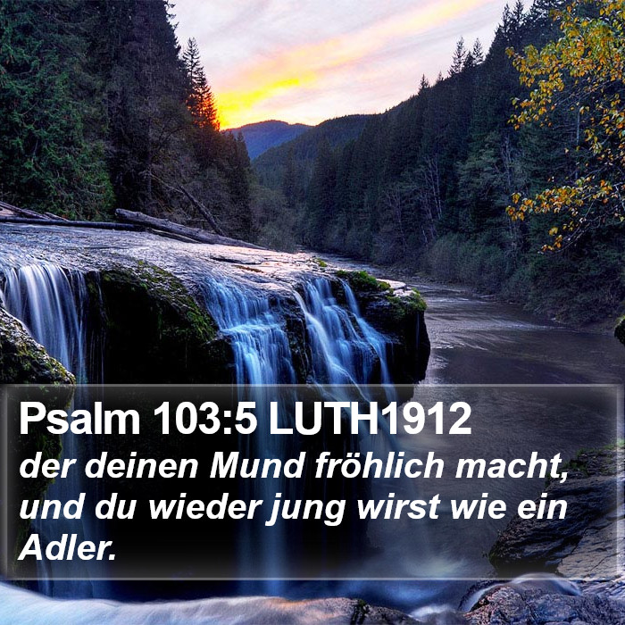 Psalm 103:5 LUTH1912 Bible Study