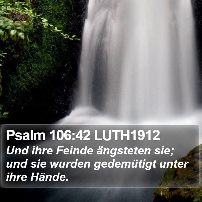 Psalm 106:42 LUTH1912 Bible Study