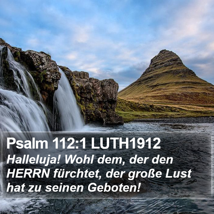 Psalm 112:1 LUTH1912 Bible Study