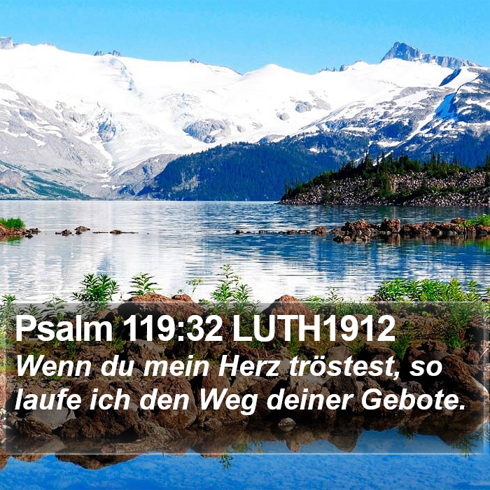 Psalm 119:32 LUTH1912 Bible Study