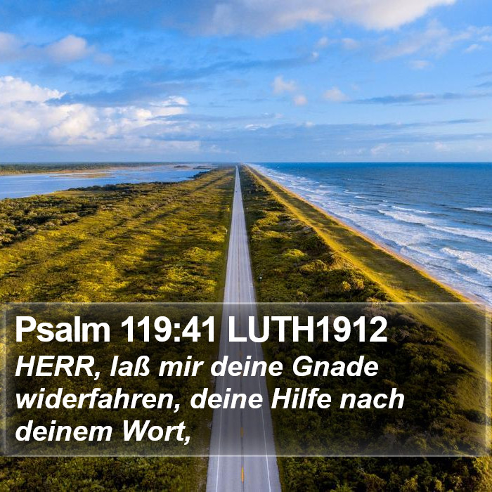 Psalm 119:41 LUTH1912 Bible Study