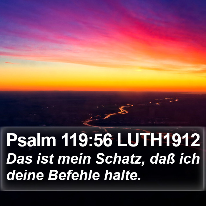 Psalm 119:56 LUTH1912 Bible Study