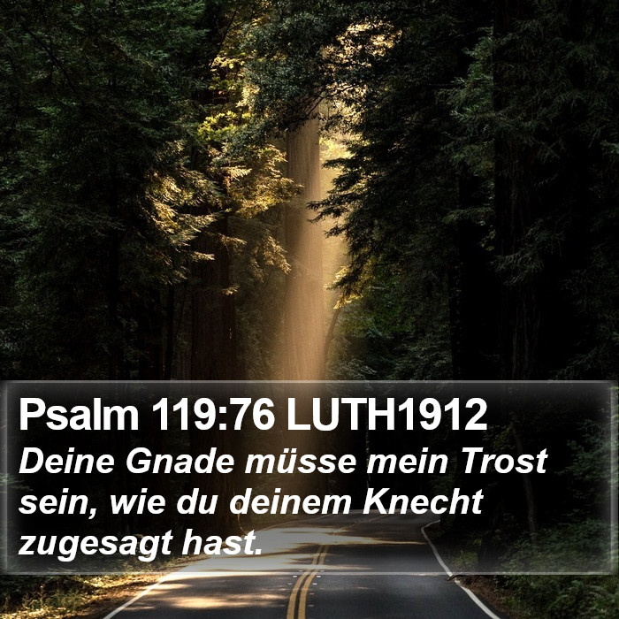Psalm 119:76 LUTH1912 Bible Study