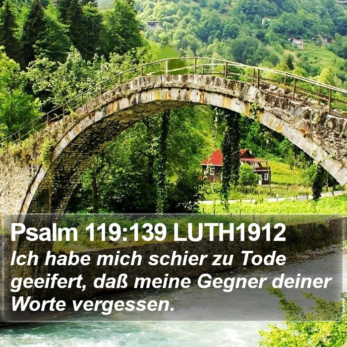 Psalm 119:139 LUTH1912 Bible Study