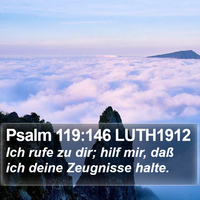 Psalm 119:146 LUTH1912 Bible Study