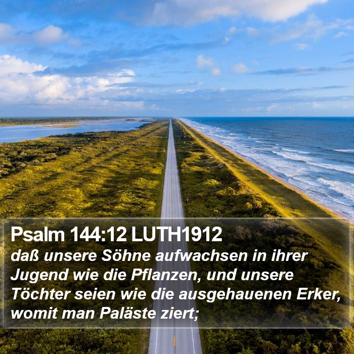 Psalm 144:12 LUTH1912 Bible Study