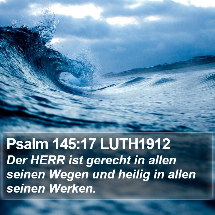Psalm 145:17 LUTH1912 Bible Study
