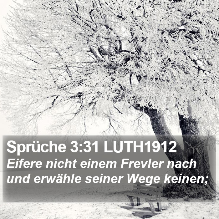 Sprüche 3:31 LUTH1912 Bible Study