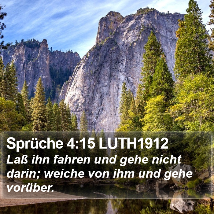 Sprüche 4:15 LUTH1912 Bible Study