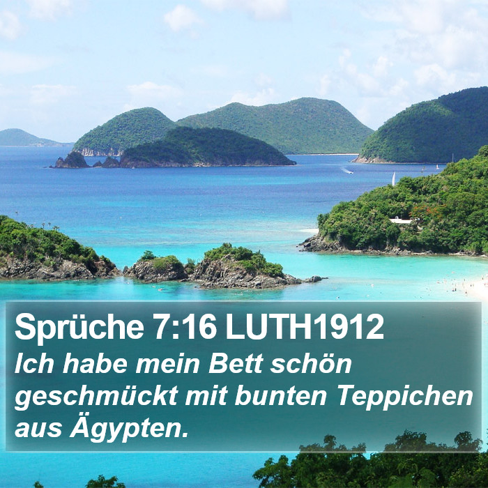 Sprüche 7:16 LUTH1912 Bible Study