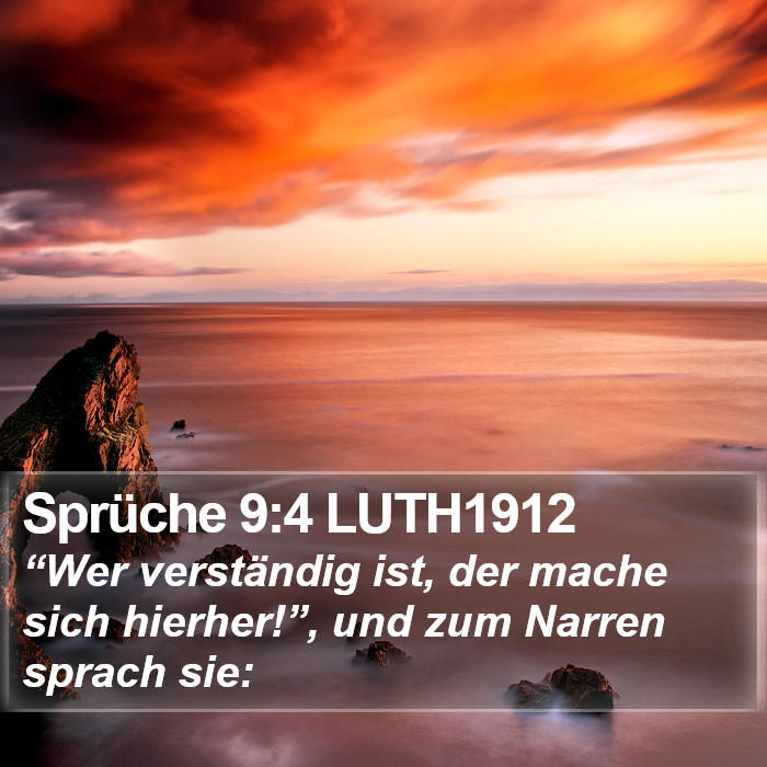 Sprüche 9:4 LUTH1912 Bible Study